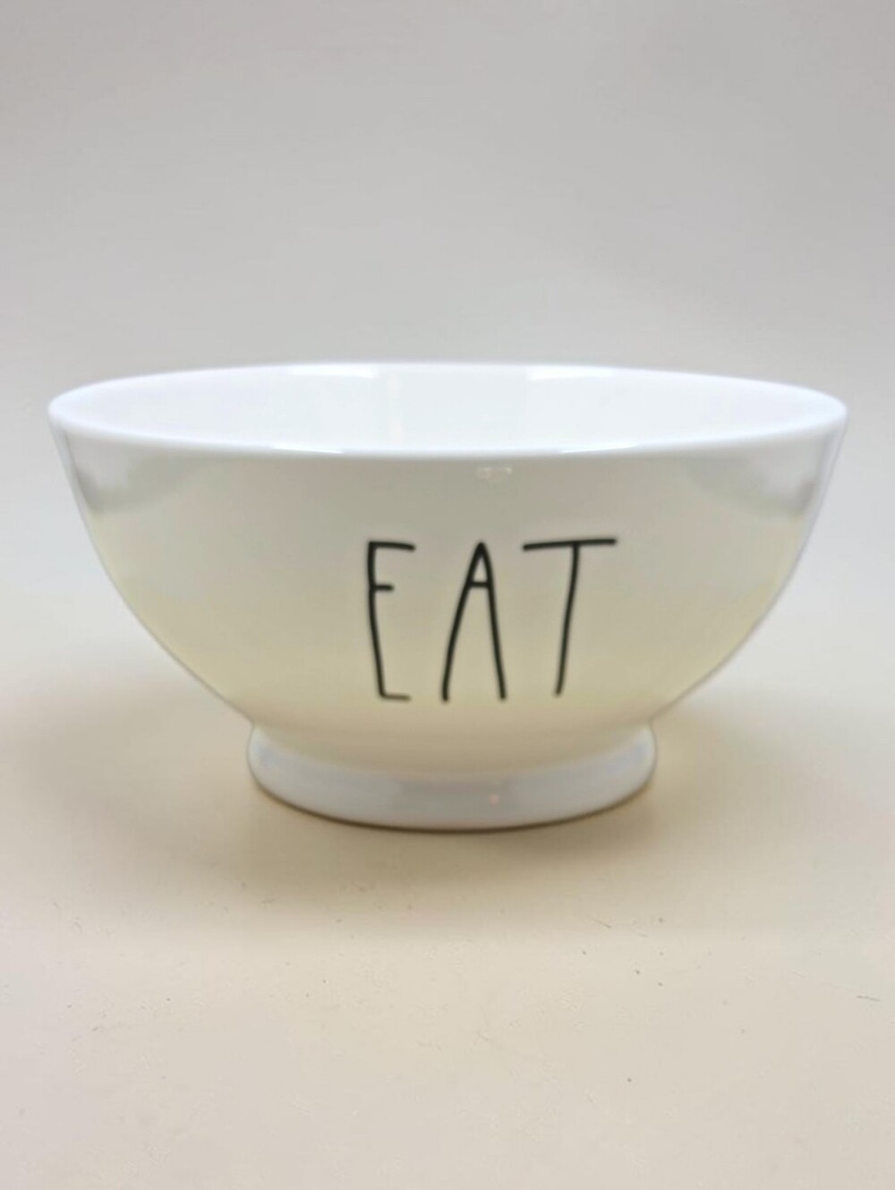 Magenta Rae Dunn EAT All Purpose Bowl Artisan Collection Glazed Ceramic